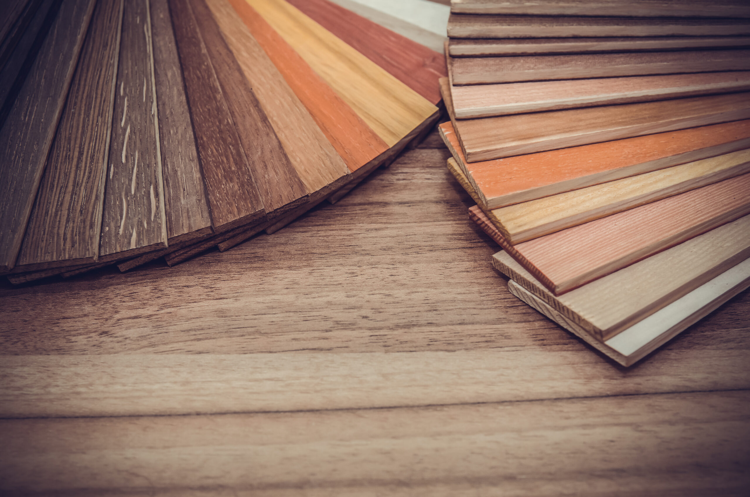 Houten kleuren en texturen samples